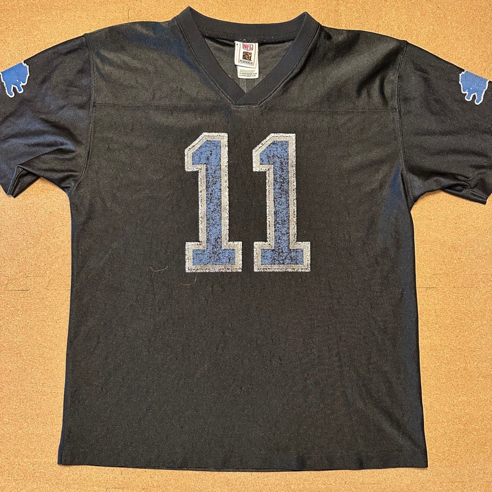 NFL Players Football Jersey Youth XL Black Roy Williams 11 Detroit Lions Mesh